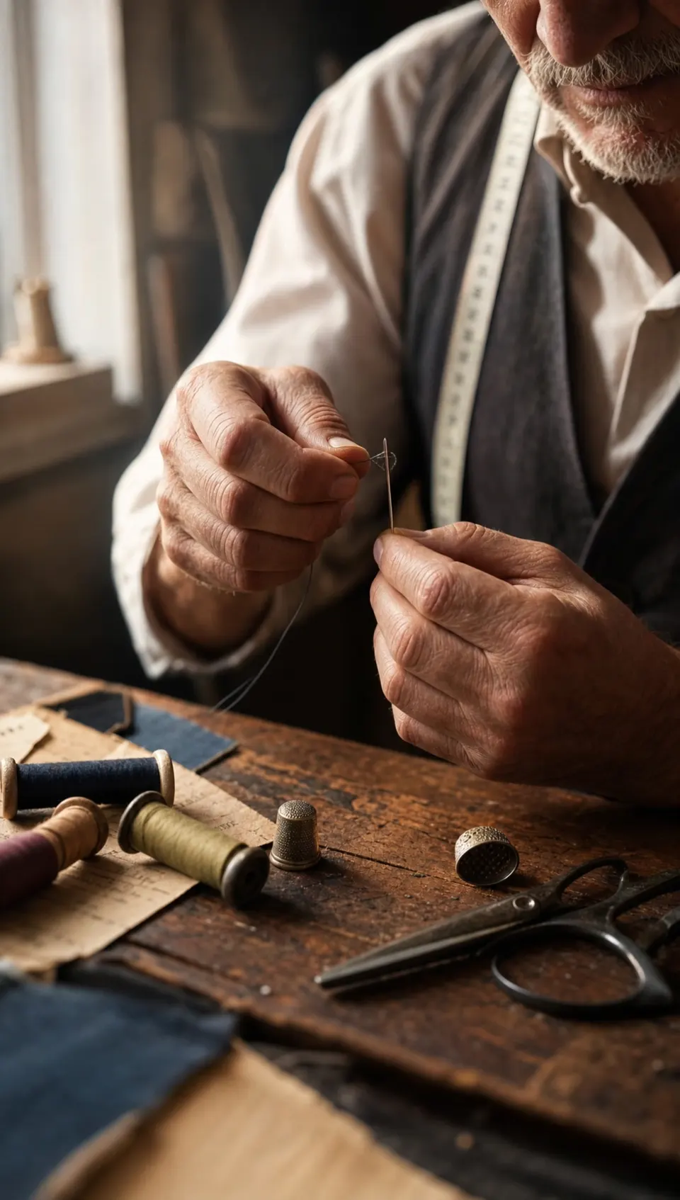 Tailor at the Workbench
